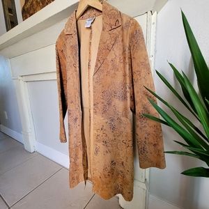 EUC COLDWATER CREEK Retro/Vintage Vibes Raw Leather Jacket